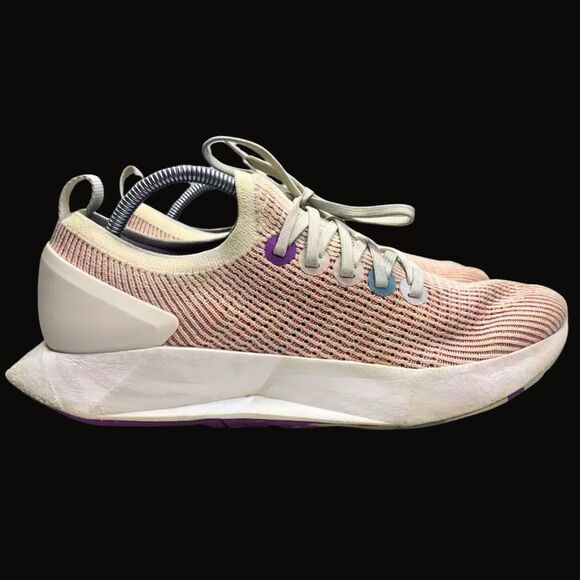 Allbirds Tree Flyer Sneakers Men's Size 10 Ivory Orange Walking Running Shoes - Picture 1 of 14